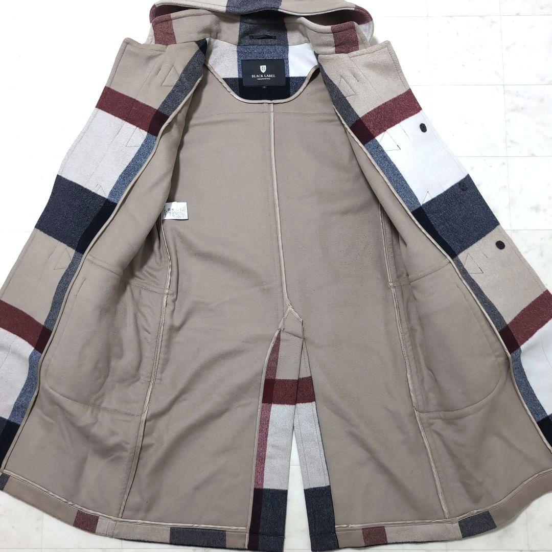 ブラックレーベルクレストブリッジ ダッフルコート CB チェック