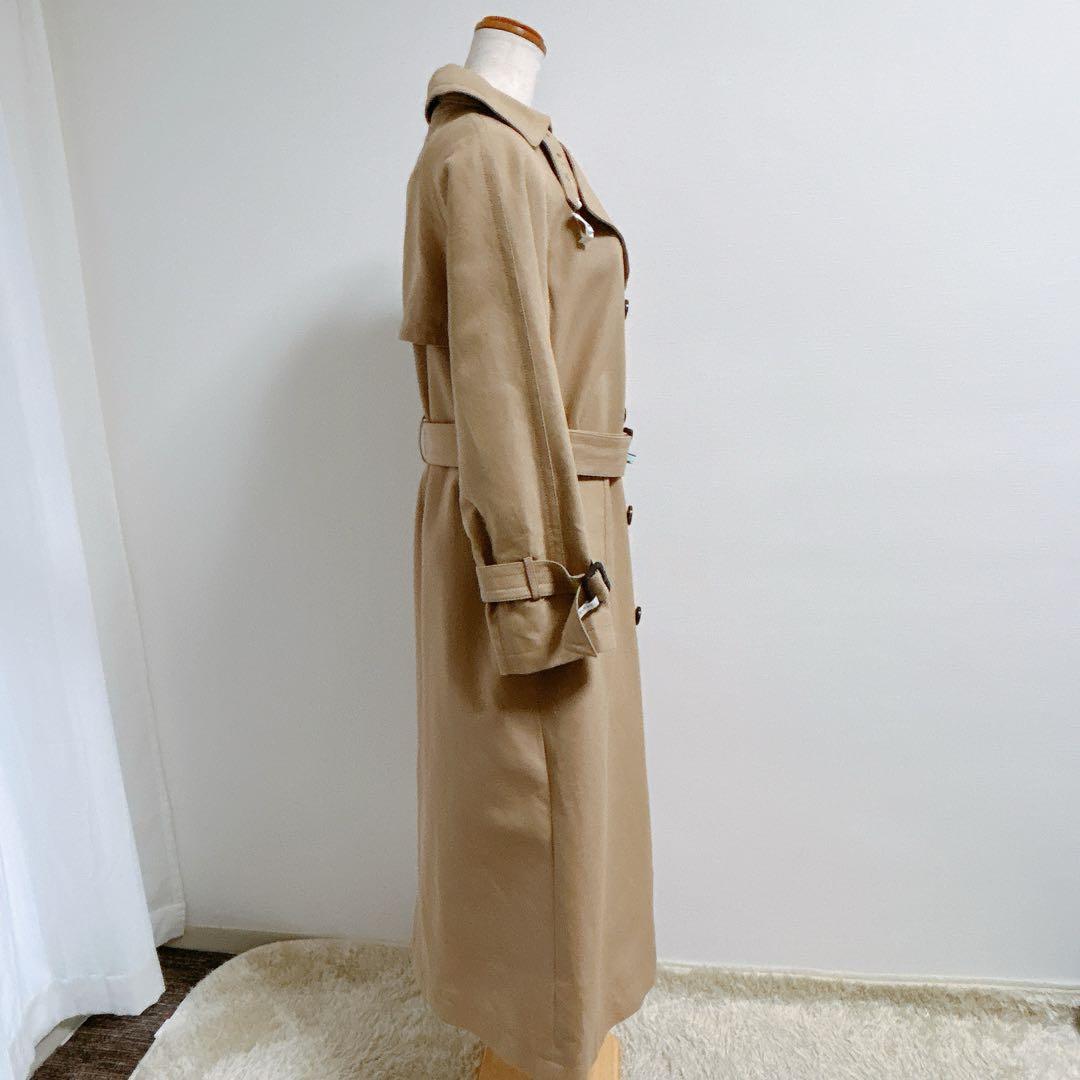 ダイアグラム★美品★ライナー付ロングトレンチコート★キャメル