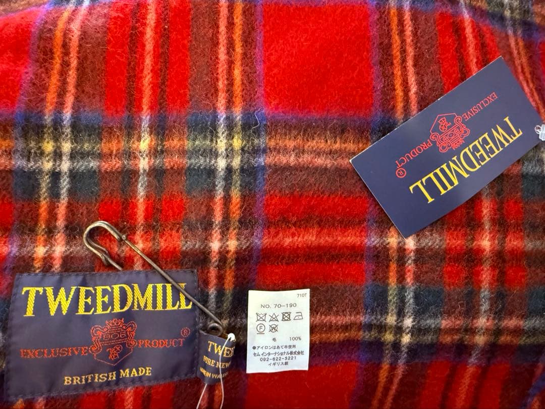 【新品未使用】TWEEDMILL ロイヤルスチュワート タータンチェック