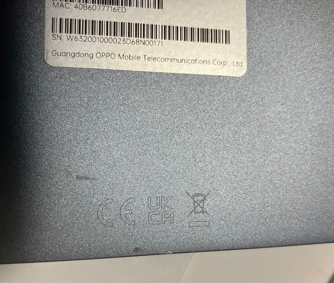 OPPO Pad Air タブレット ナイトグレー 128GB 10.3インチ