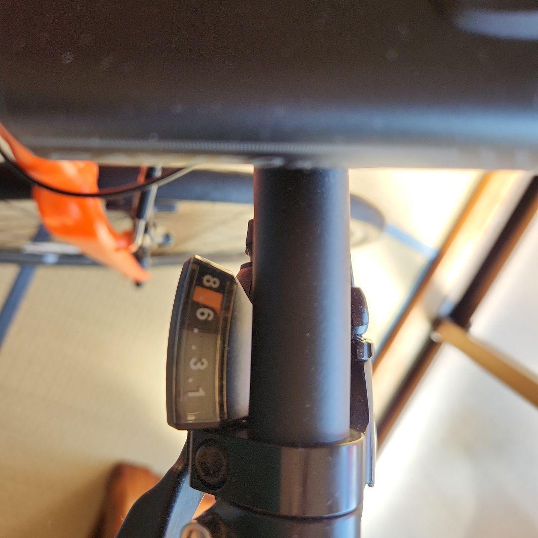 く*の様 オレンジ 電動アシスト自転車 シティタイプ