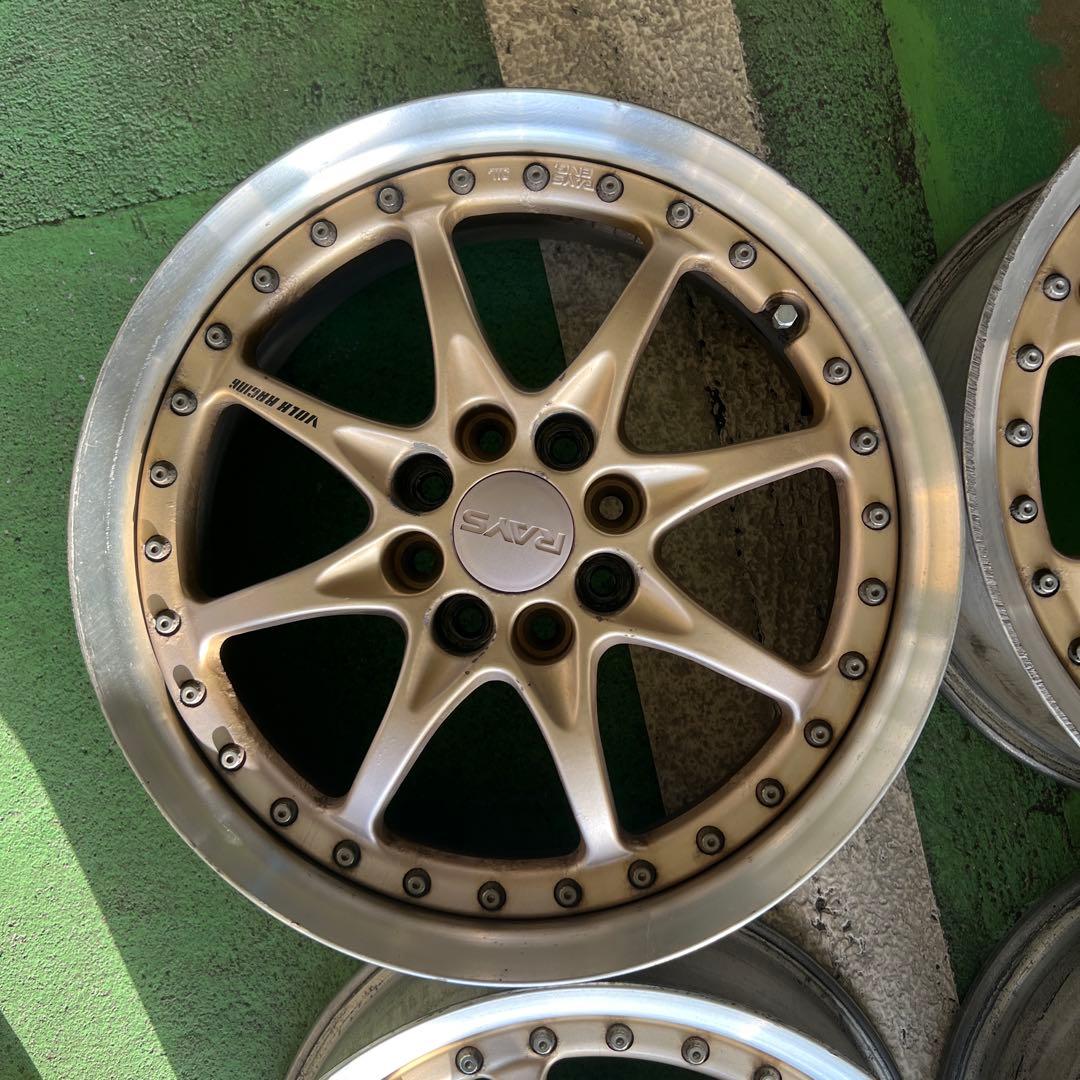ボルクレーシング！レイズ！GR-N！希少中古4枚セット！
