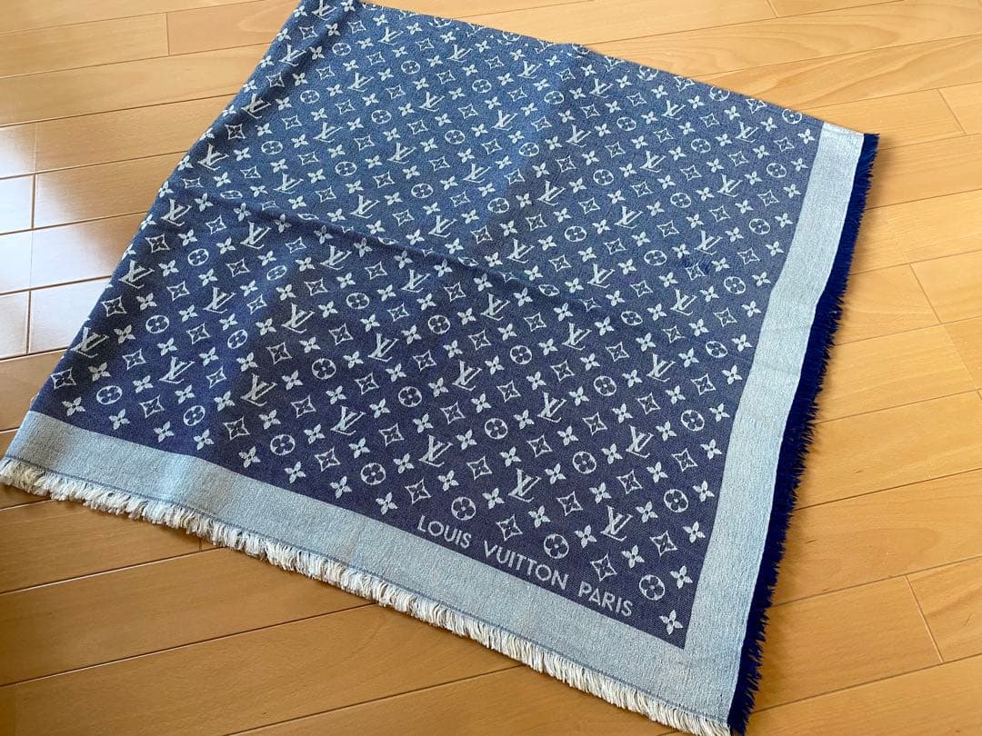 Louis Vuitton ショール・モノグラム デニム　401910