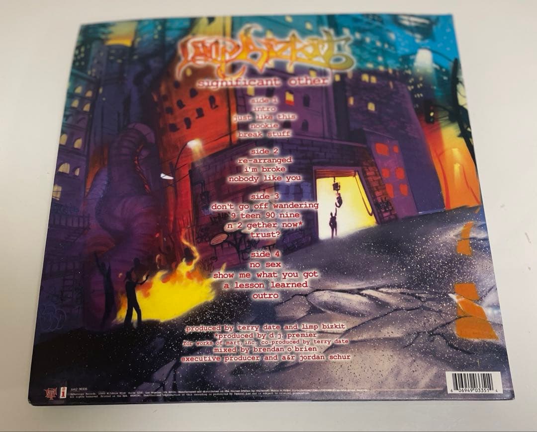 Limp Bizkit Significant Other アナログLP