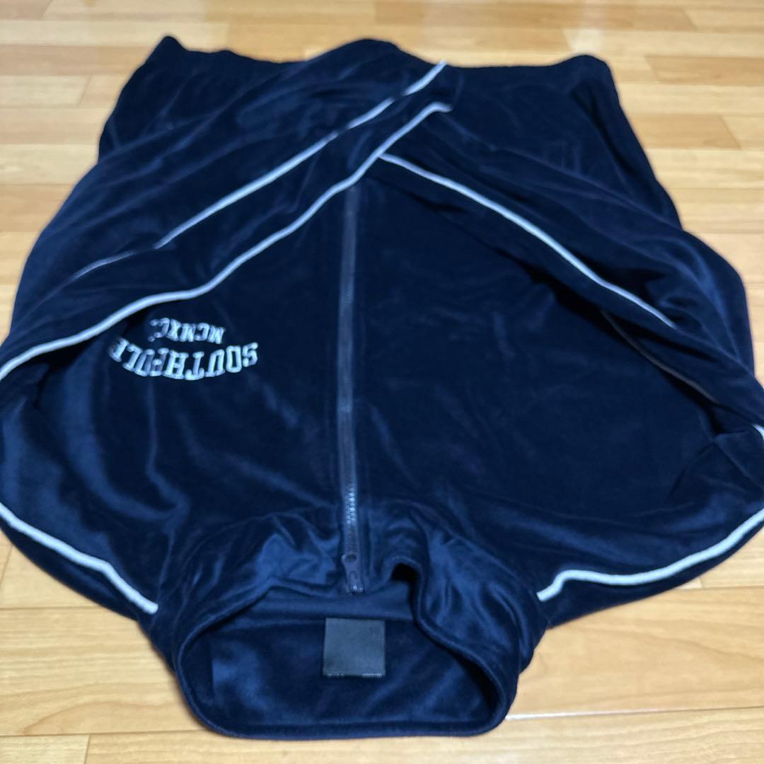 サウスポール SOUTHPOLE ベロア セットアップ 上下