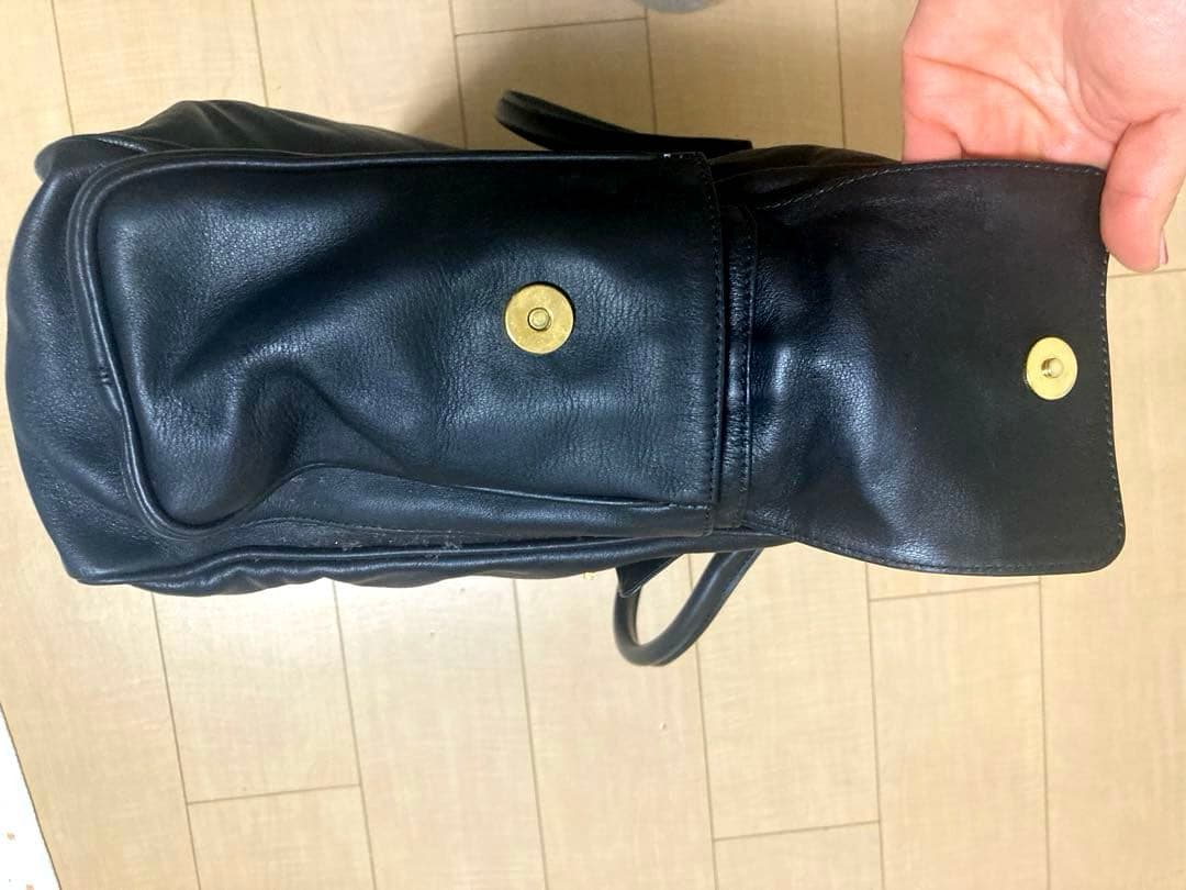 再値下げ！LOEWE ボストンバッグ　本革　黒　袋付き