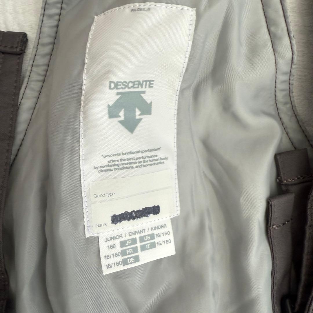 DESCENTE/デサント/スキーウェア上下セット/撥水/160cm
