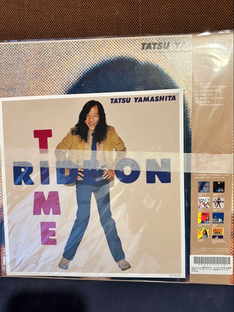 【山下達郎】『 RIDE ON TIME 』レコード メガジャケ付き 新品未使用