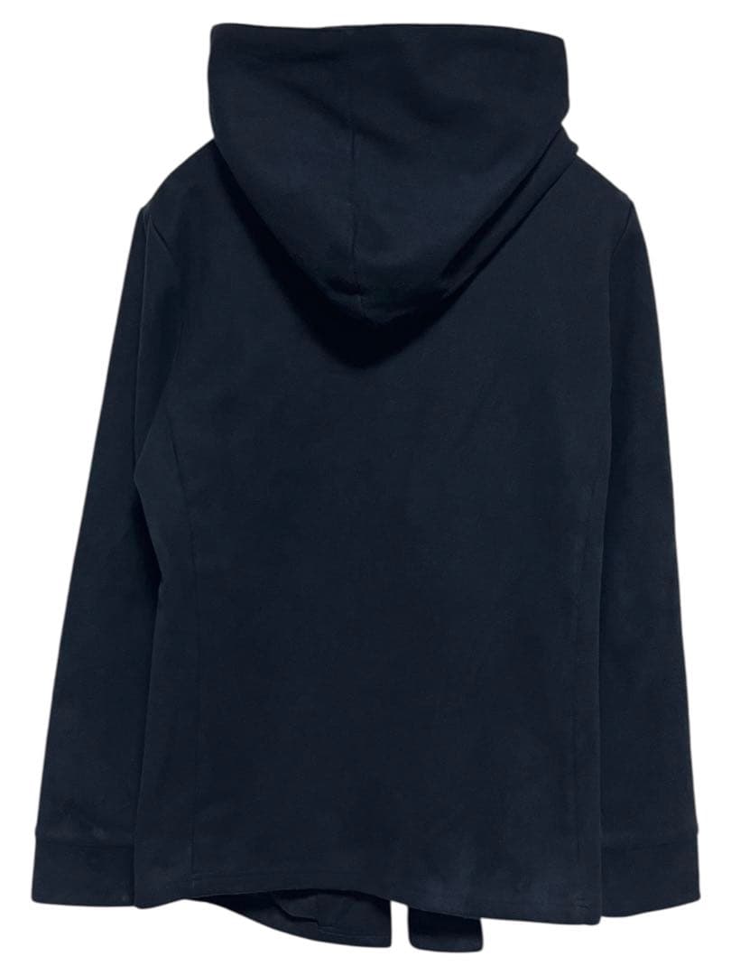 美品　TORNARD MART フェイクスエードデザインフーディ　ネイビー　L
