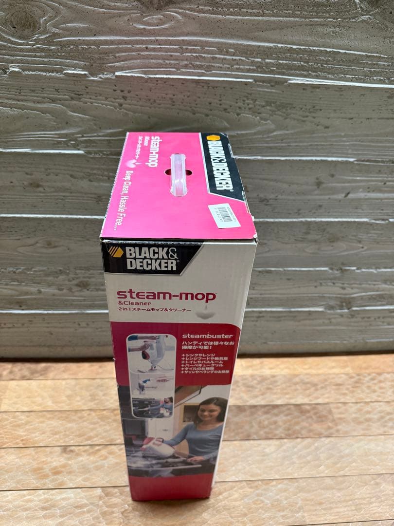 m BLACK&DECKER 2in1スチームモップ&クリーナー