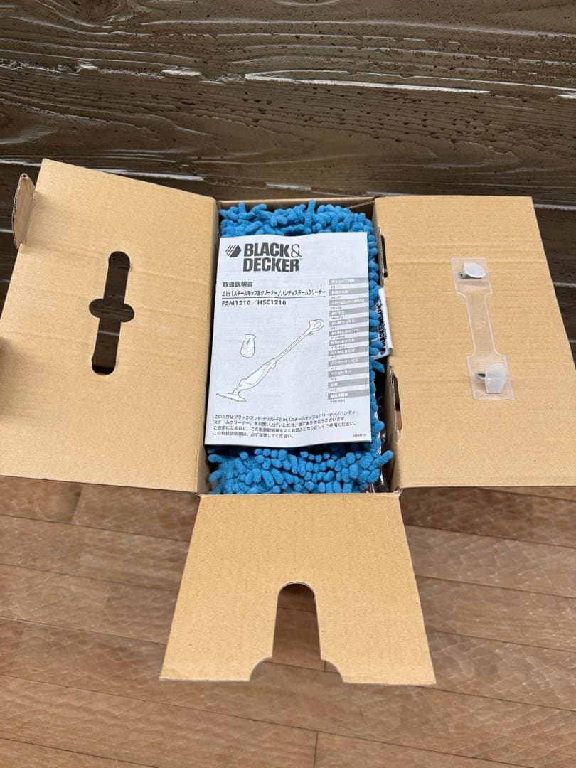 m BLACK&DECKER 2in1スチームモップ&クリーナー