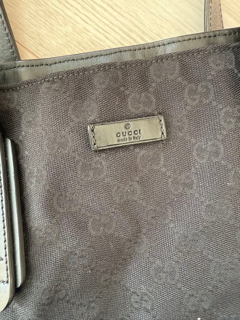 GUCCI グッチ GGナイロン トートバッグ ブラック 大容量