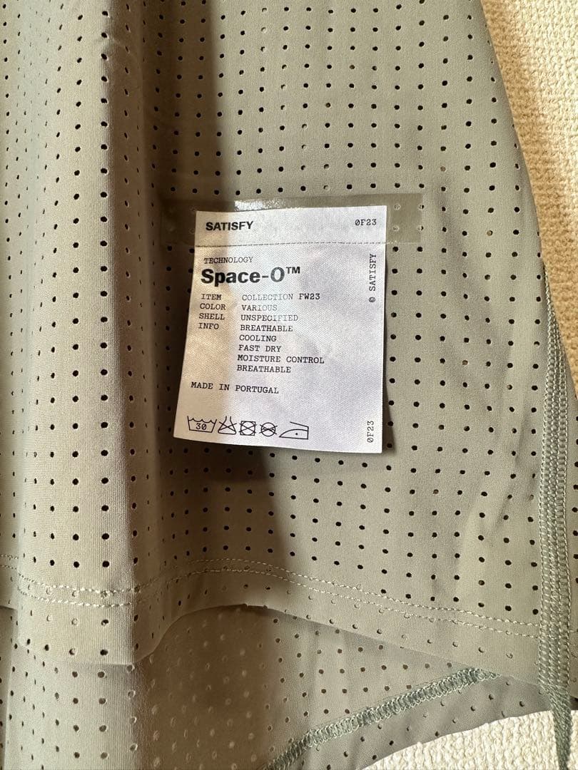 【限定】SATISFY space-oメッシュタンクトップ **グリーン**