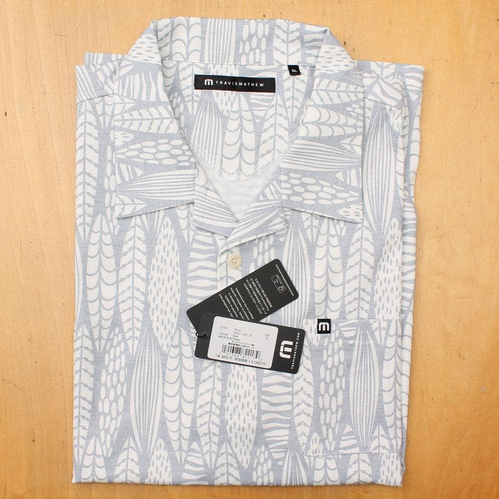 トラヴィスマシュー TRAVISMATHEW サーフボード プリント半袖ポロ