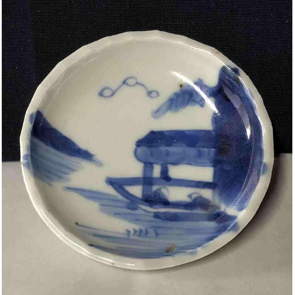 e2044 古伊万里 染付 豆皿 5枚