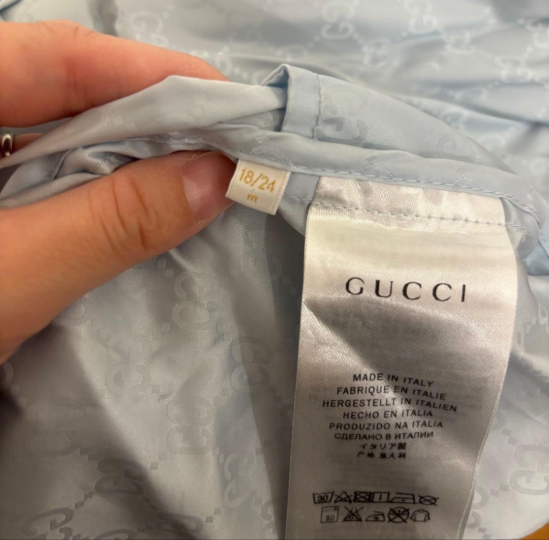 GUCCI グッチ　パーカー　ベビー　キッズ　ナイロン　18/24M