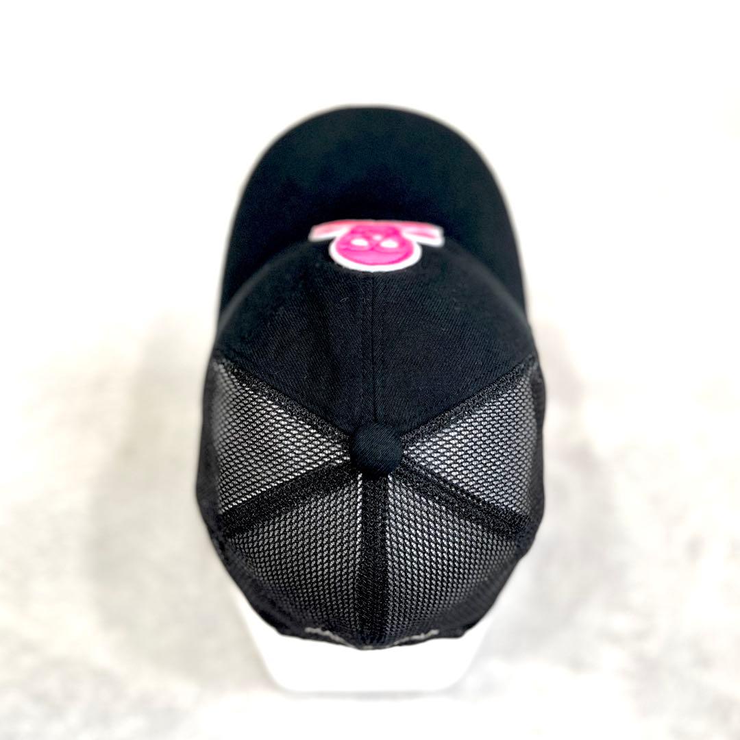 【MARK&LONA】SKULL MESH CAP BK/PINK M