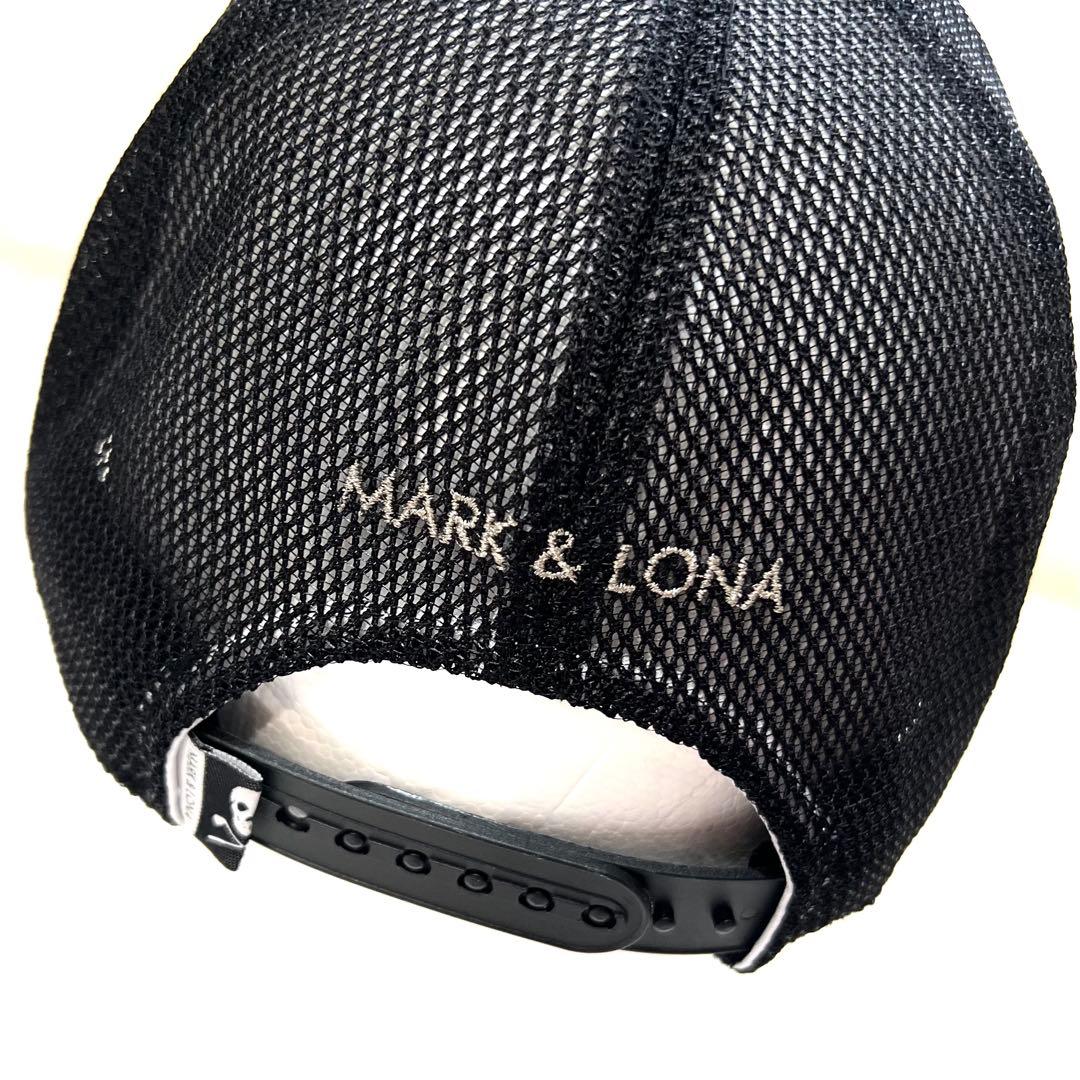 【MARK&LONA】SKULL MESH CAP BK/PINK M