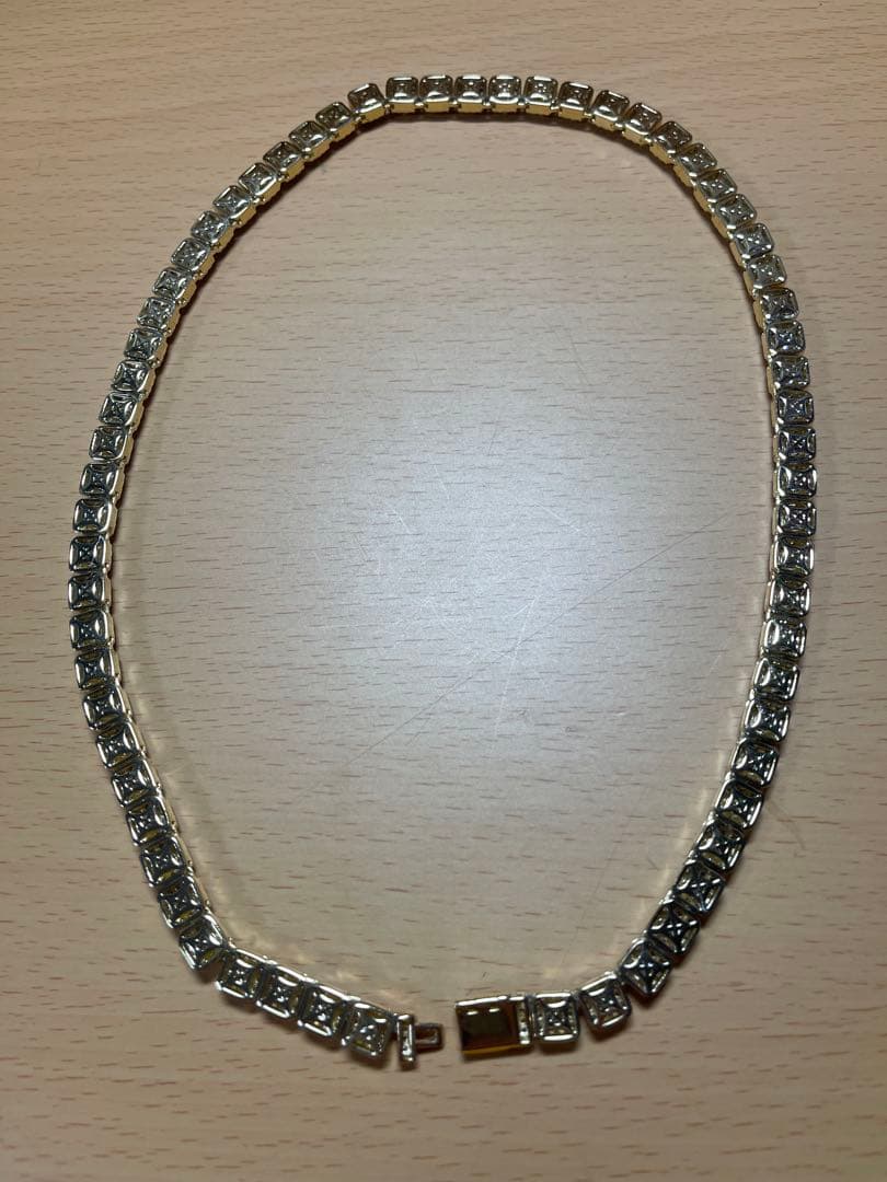 アクセサリー Glitter Clustered Tennis Chain Necklace