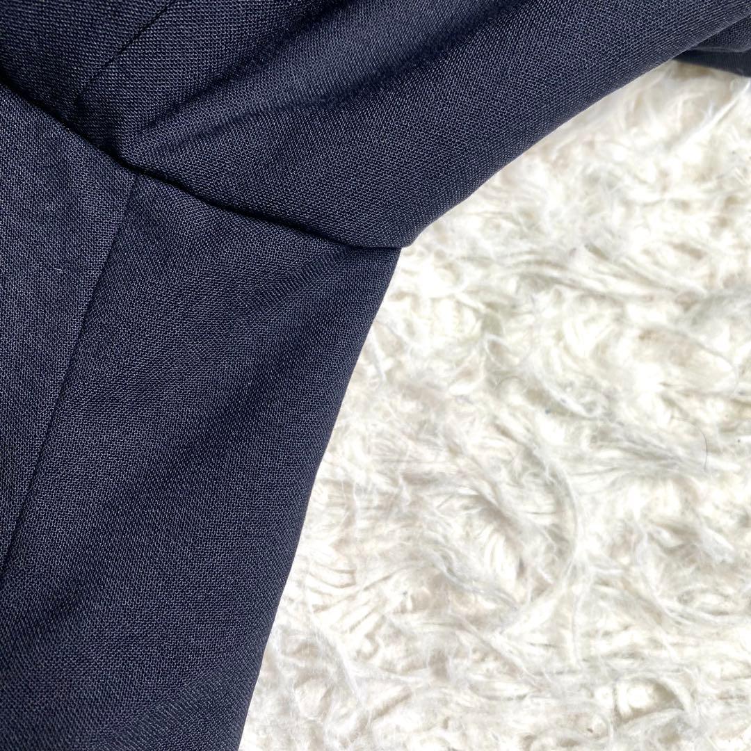 美品✨J.PRESS テーラード 紺ブレ L 銀ボタン 毛 ポリエステル メンズ