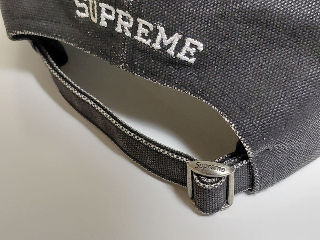 美品　Supreme　Pigment　Canvas　S Logo　6-Panel