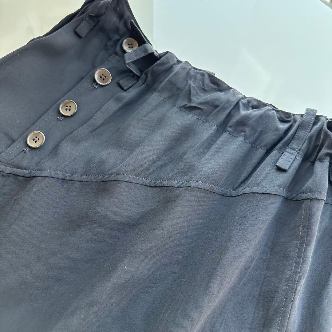 ISSEY MIYAKE イッセイミヤケ バイアス切替 マーメイドロングスカート