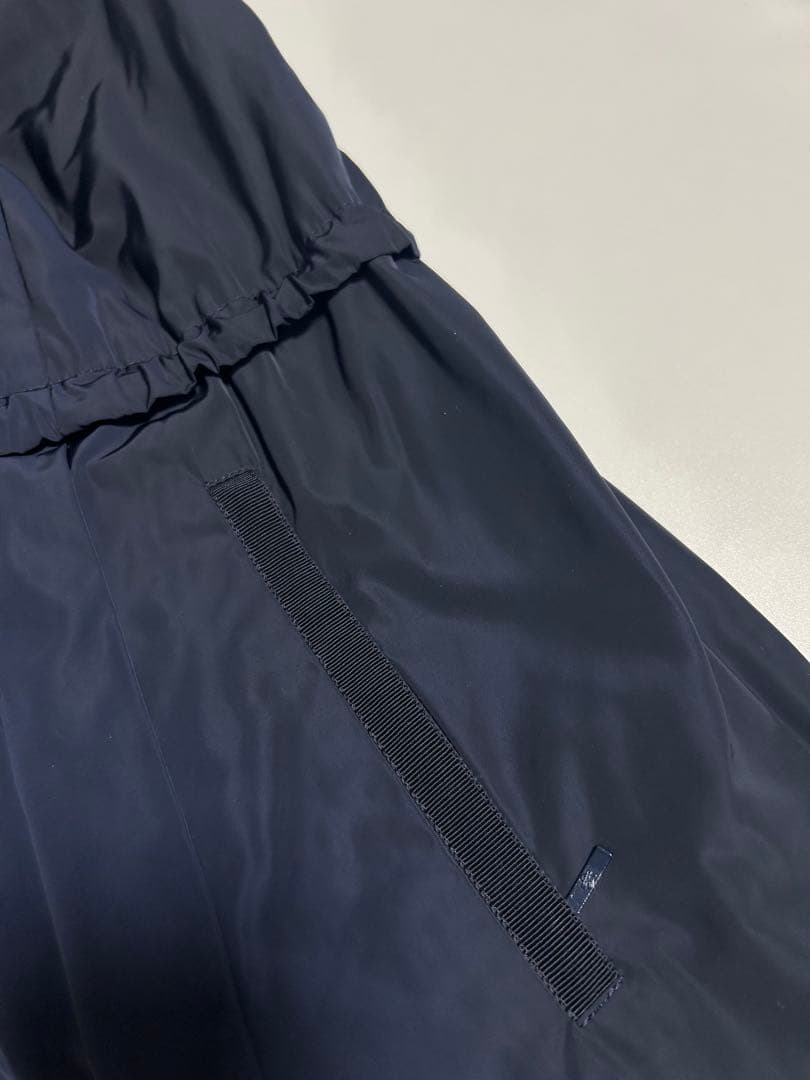 美品　MONCLER TOPAZ ナイロンコートネイビー スプリングコート