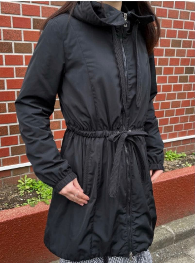 美品　MONCLER TOPAZ ナイロンコートネイビー スプリングコート