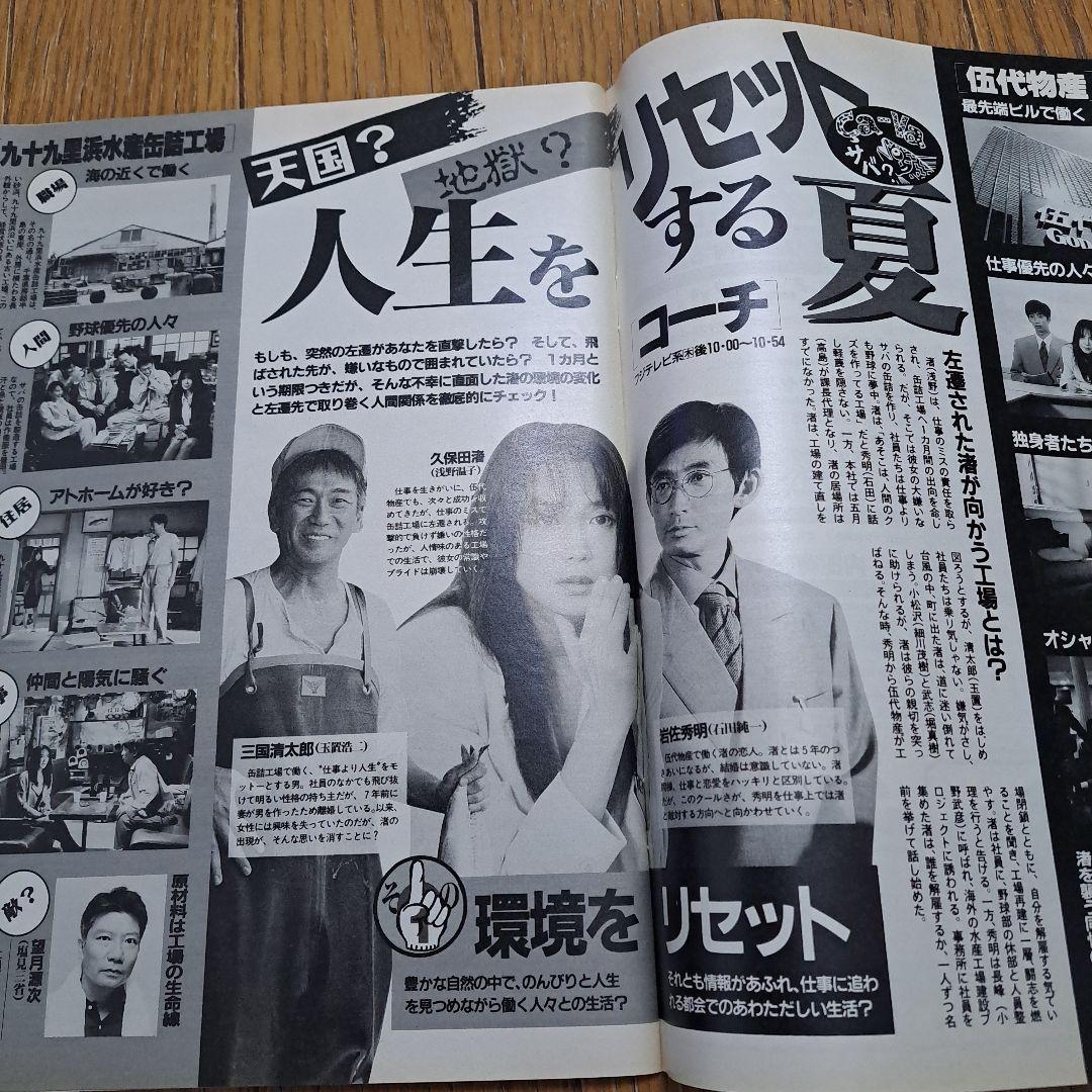 TVガイド　当時もの　金田一　雑誌