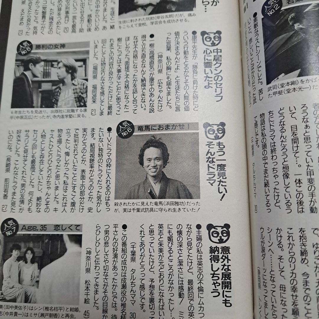 TVガイド　当時もの　金田一　雑誌