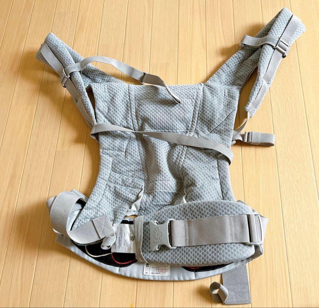 エルゴベビー アダプトソフトフレックス メッシュ抱っこ紐 グレー　出産準備