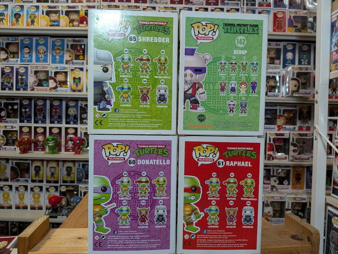 ファンコ Funko Pop! ミュータントタートルズ ドナテロ ラファエロ