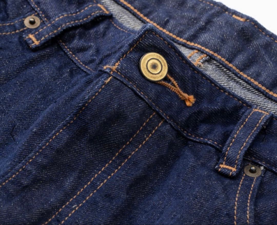 【今期品】中川政七商店　麻のデニムパンツ　　M インディゴ