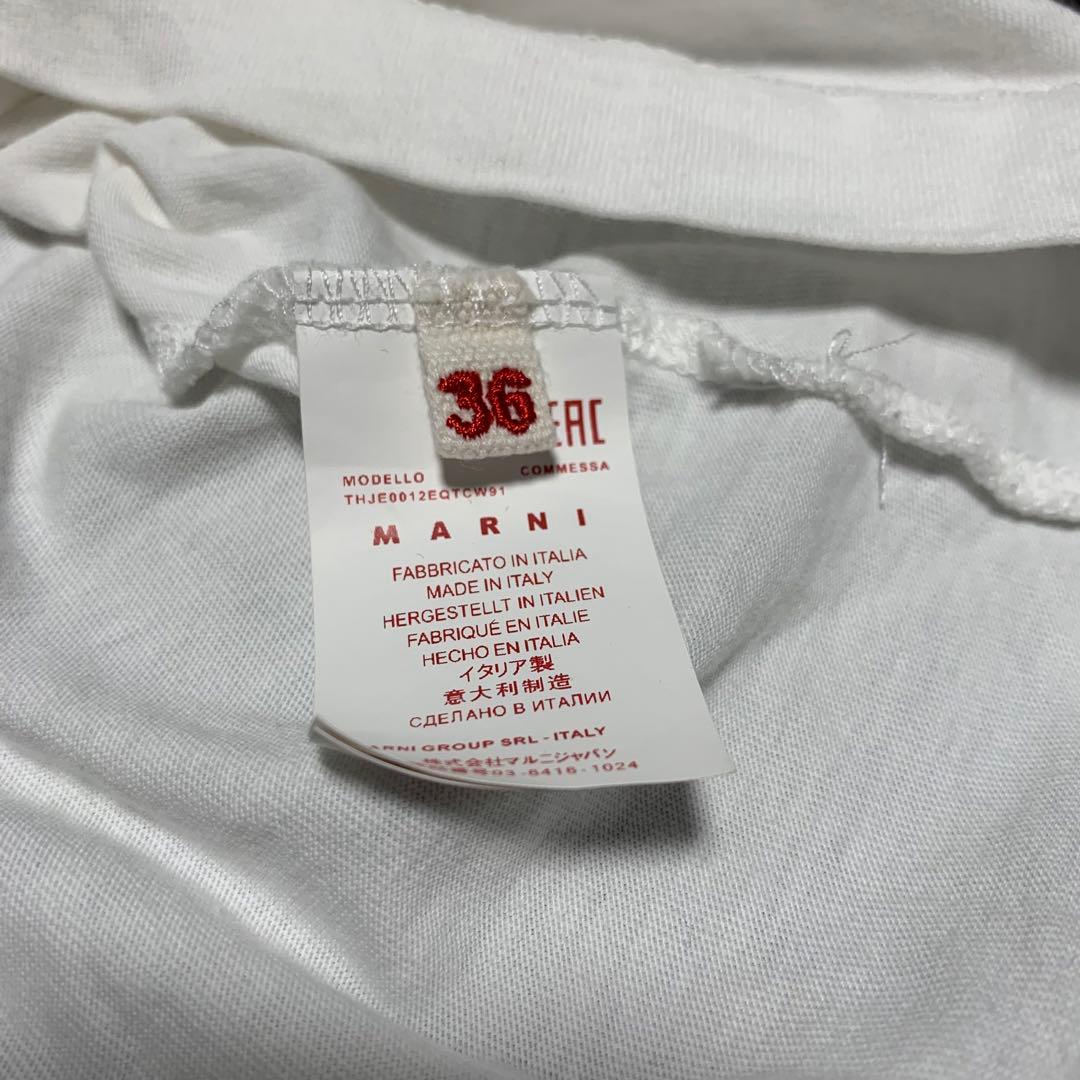 【momo】MARNI ホワイト Tシャツ サイズ36