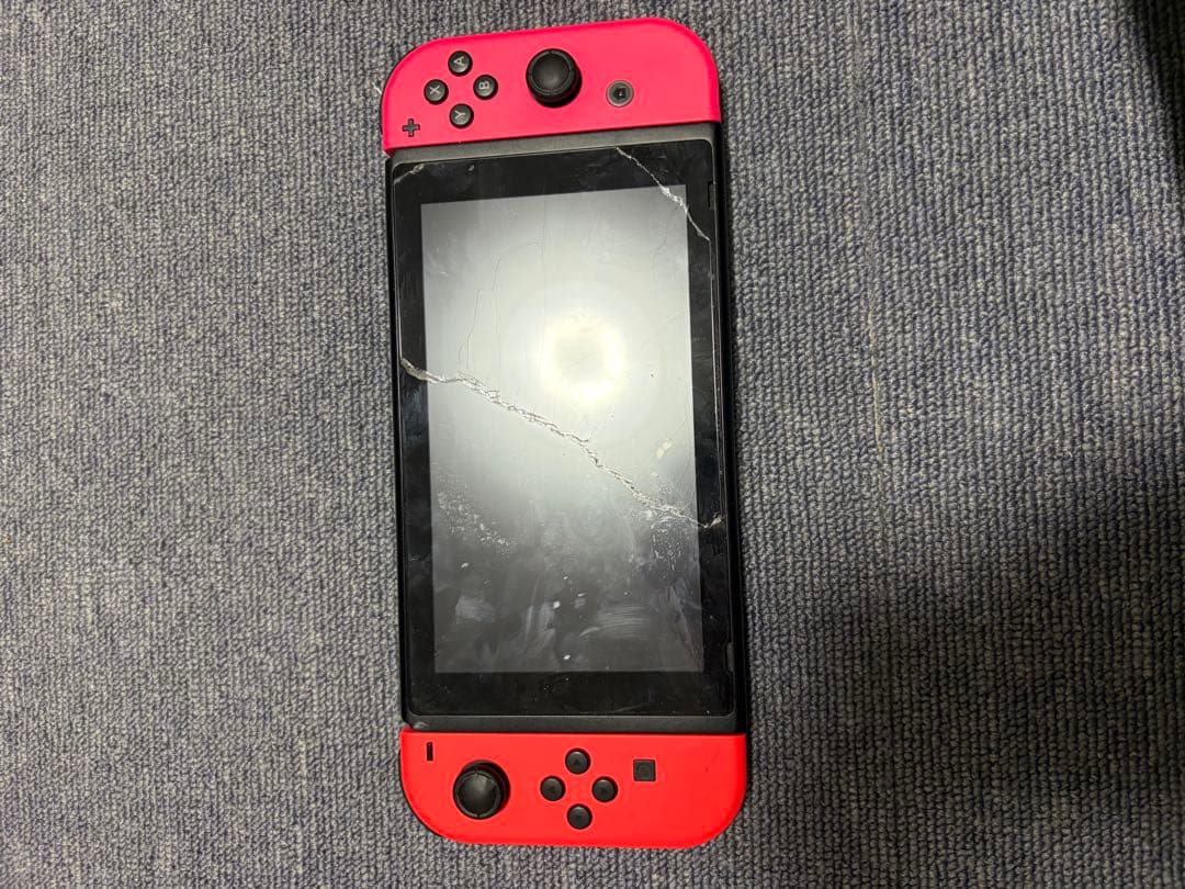 Nintendo Switch 本体 赤/青 ジョイコン スプラトゥーン2付き