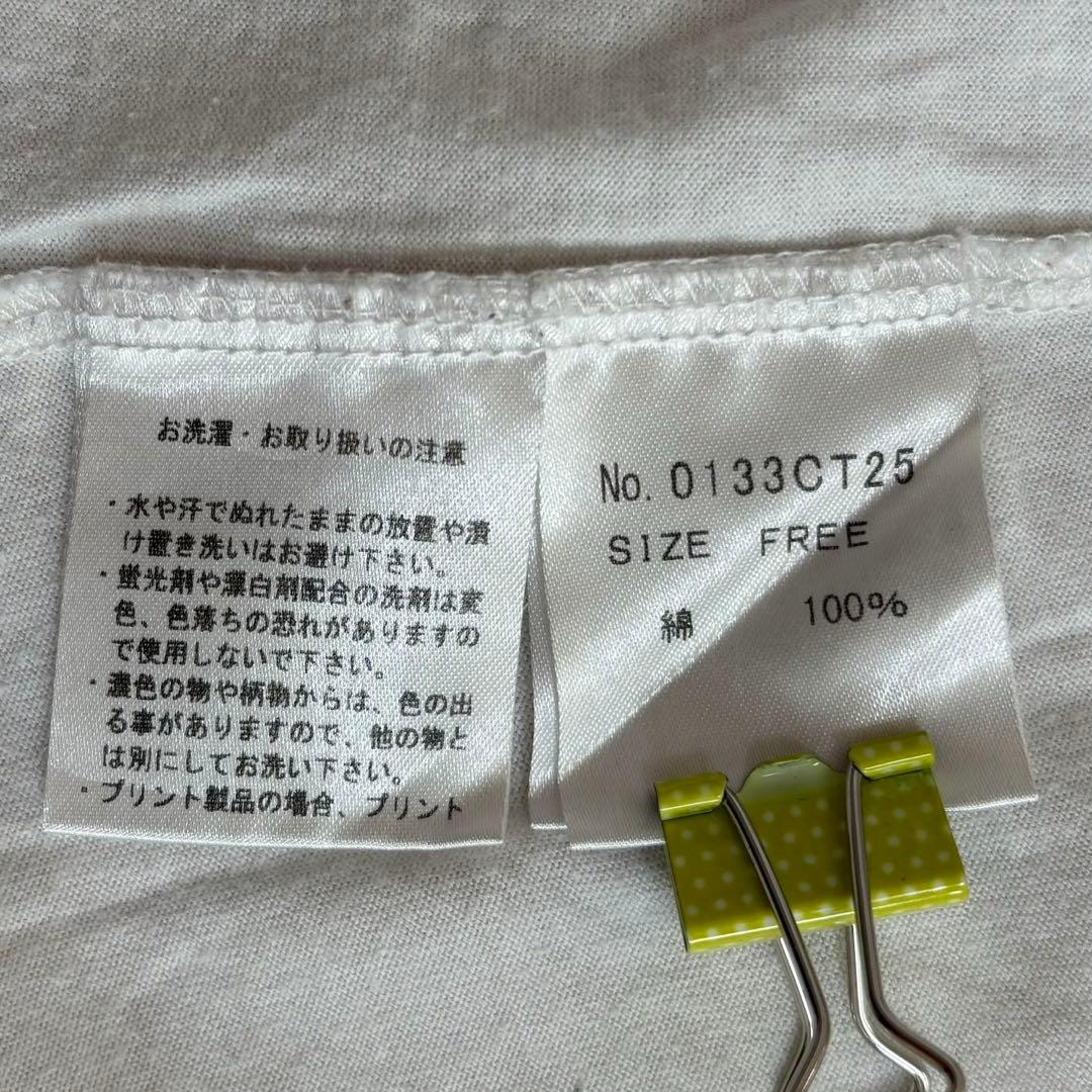 【ヒステリックグラマー】綿100%半袖プリントTシャツF　白ホワイト　ヒスガール
