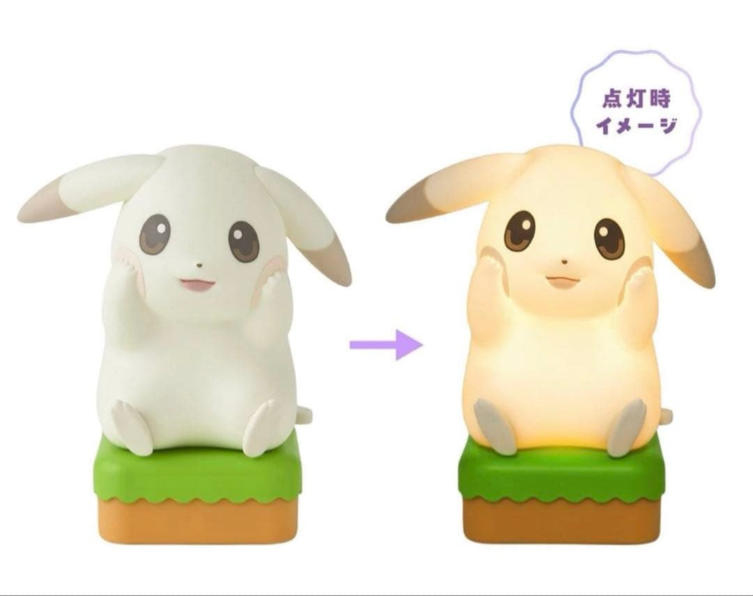 ポケモンセンター LEDライト ぽこ あ ポケモン ピカチュウ うすいろ