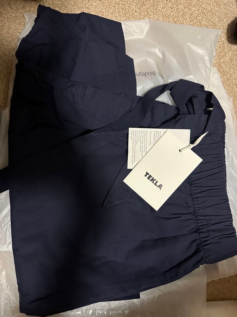 TEKLA パジャマセット True Navy Mサイズ