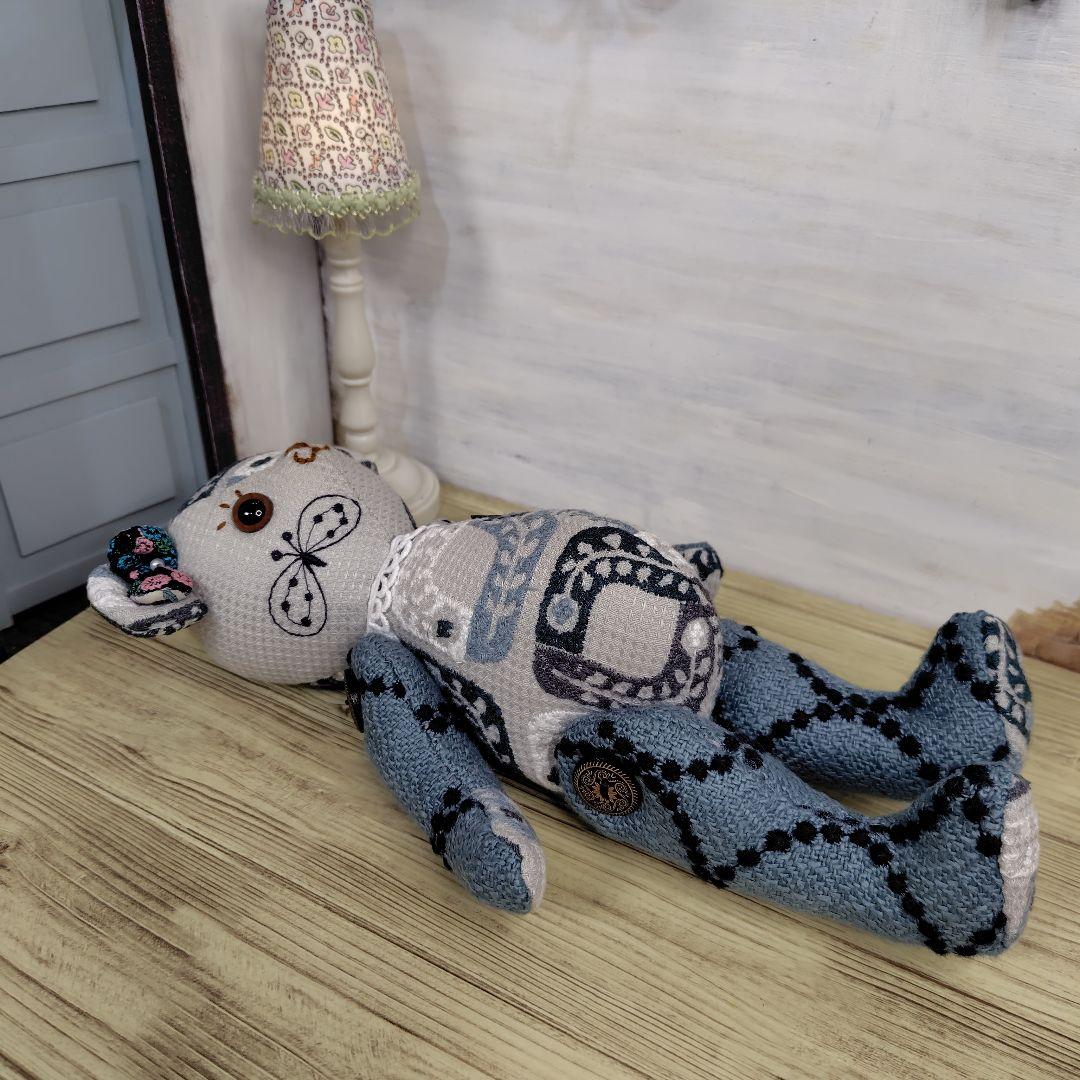 ミナペルホネン＊ハンドメイド＊ぬいぐるみ＊テディベア＊69