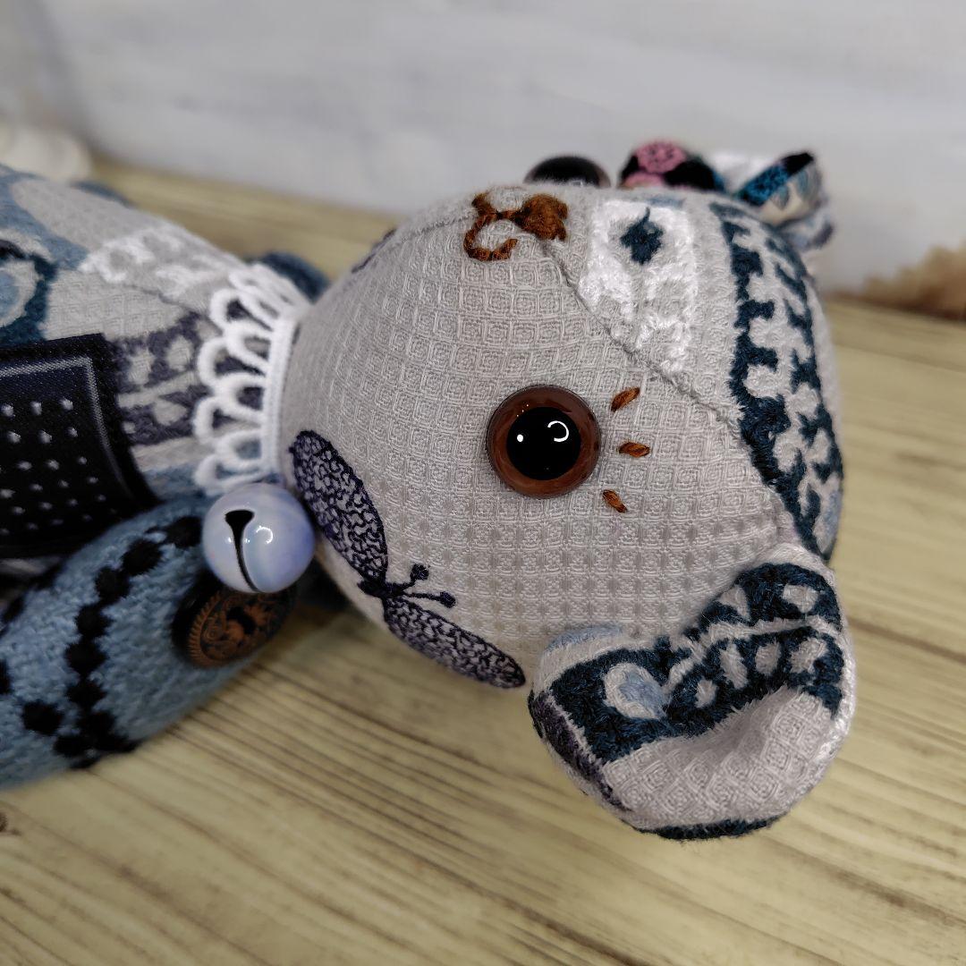 ミナペルホネン＊ハンドメイド＊ぬいぐるみ＊テディベア＊69