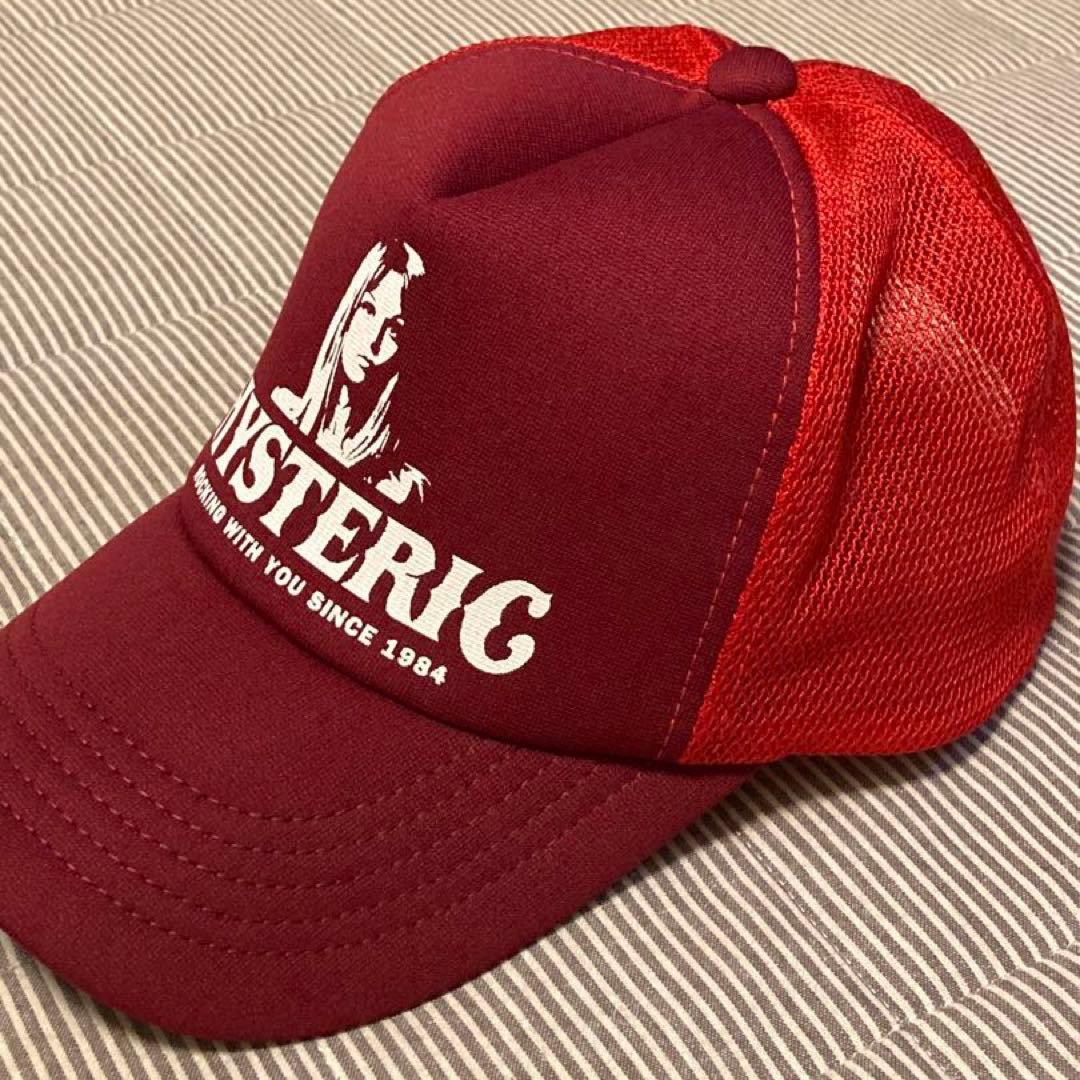 HYSTERIC GLAMOUR ヒステリックグラマー　メッシュキャップ　レッド