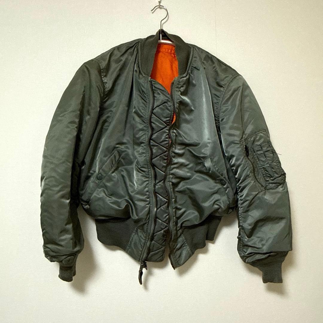 レア　USA製 肉厚 ALPHA 68年 復刻MIL-J-8279D MA-1