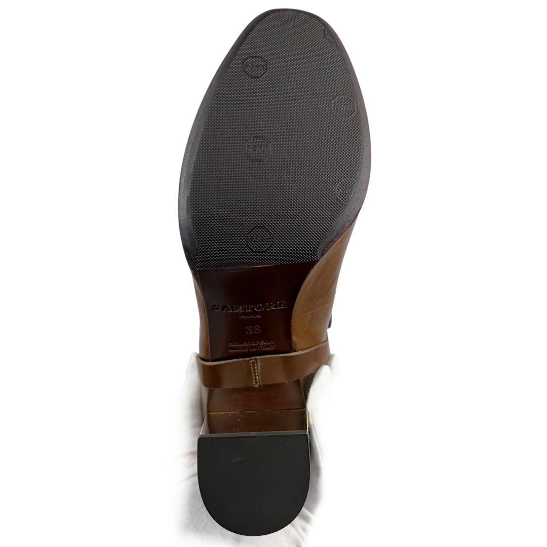 【使用感少】SARTORE サルトル　24.5cm　38　ビット　ロングブーツ