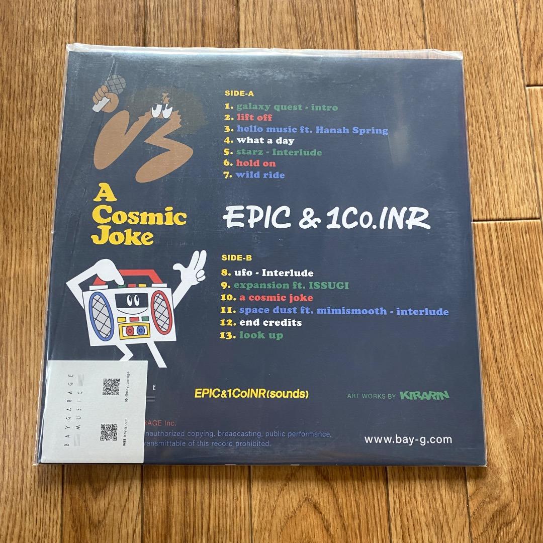EPIC & 1Co.INR Cosmic Joke LP レコード