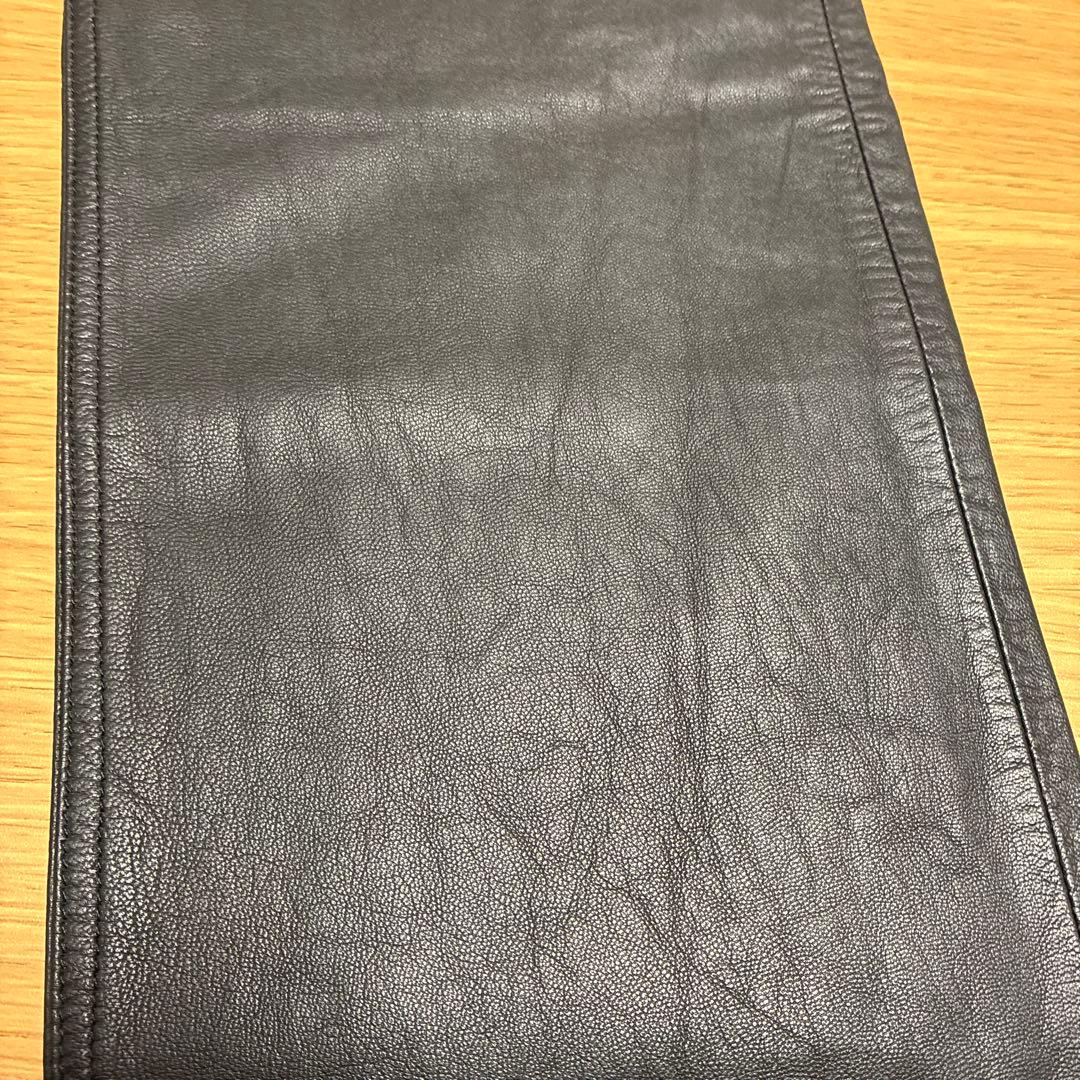 バーバリー　BURBERRY BLACK LABEL レザーパンツ 76サイズ