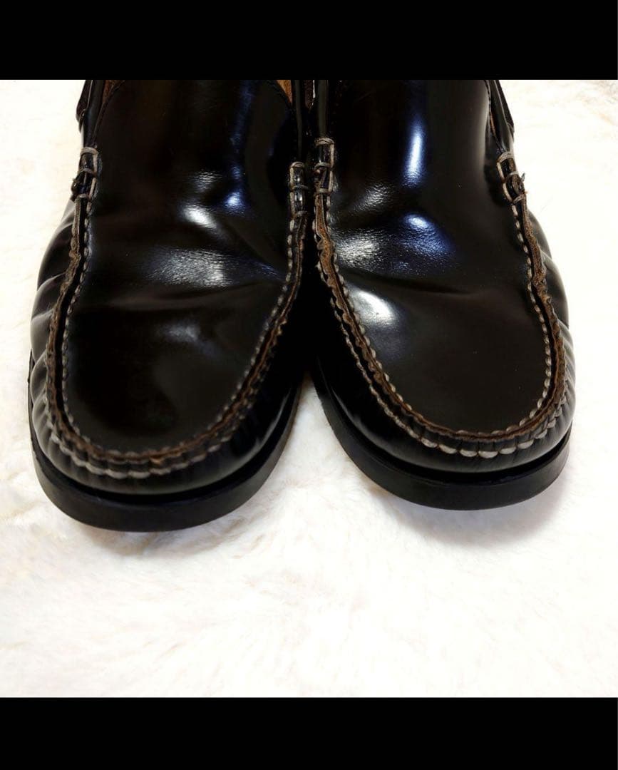 Paraboot✕BEAMS別注 CORSE コルス ブラック モカシンシューズ