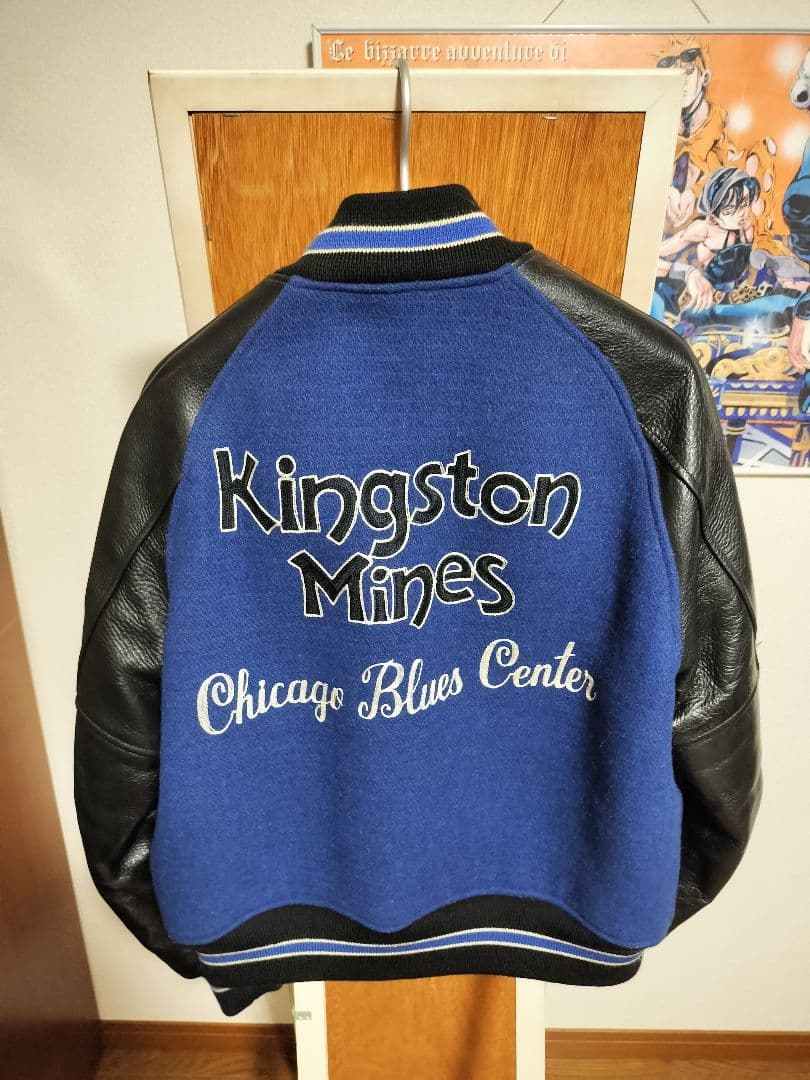 リ*ナ様 ホワイツビル Kingston Mines刺繍スタジャン Whites