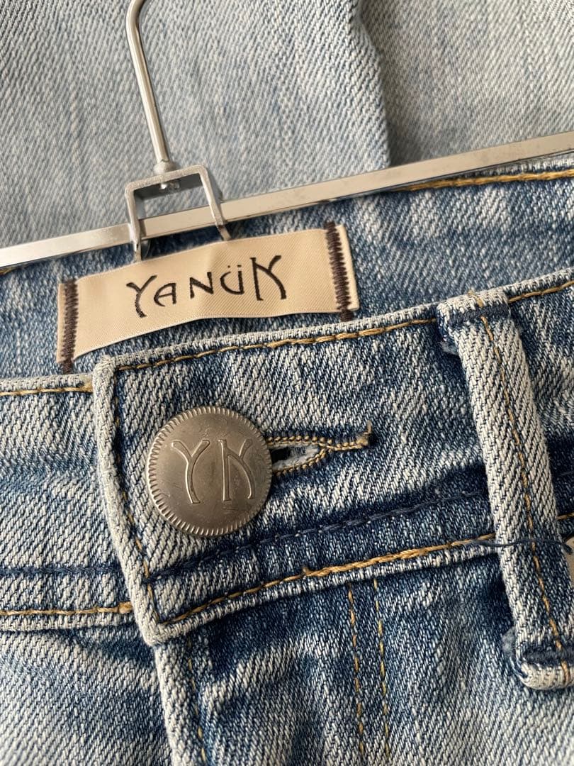 YANUK(ヤヌーク ボーイズストレートLEA 23インチ
