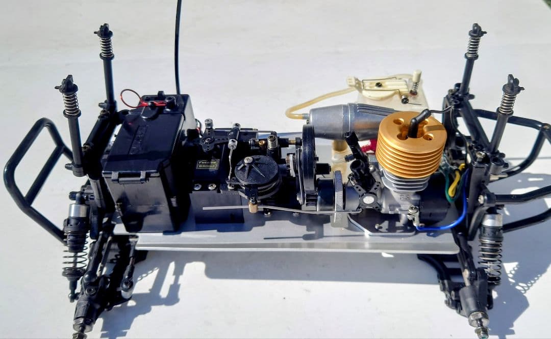 【動作確認済】京商ワイルドダッジラム GS15エンジン タッチスターター QRC