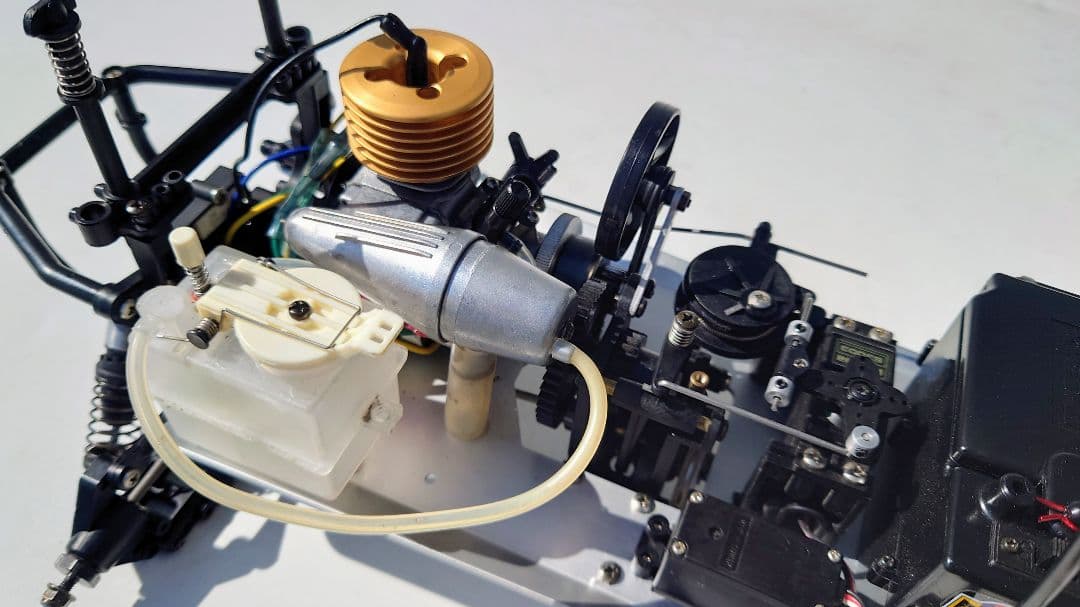 【動作確認済】京商ワイルドダッジラム GS15エンジン タッチスターター QRC